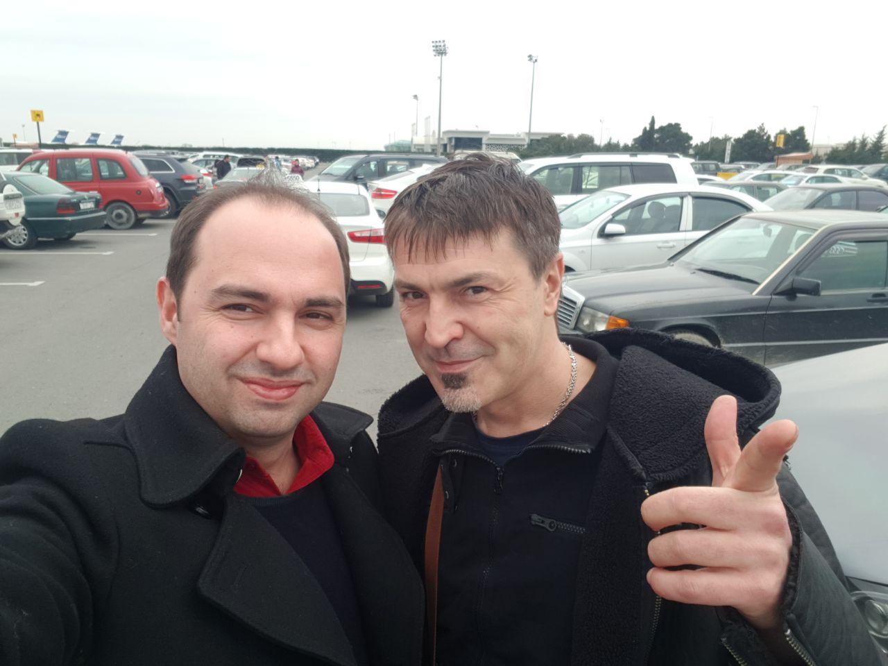 Российская звезда 90-х Алексей Потехин в Баку (ФОТО)