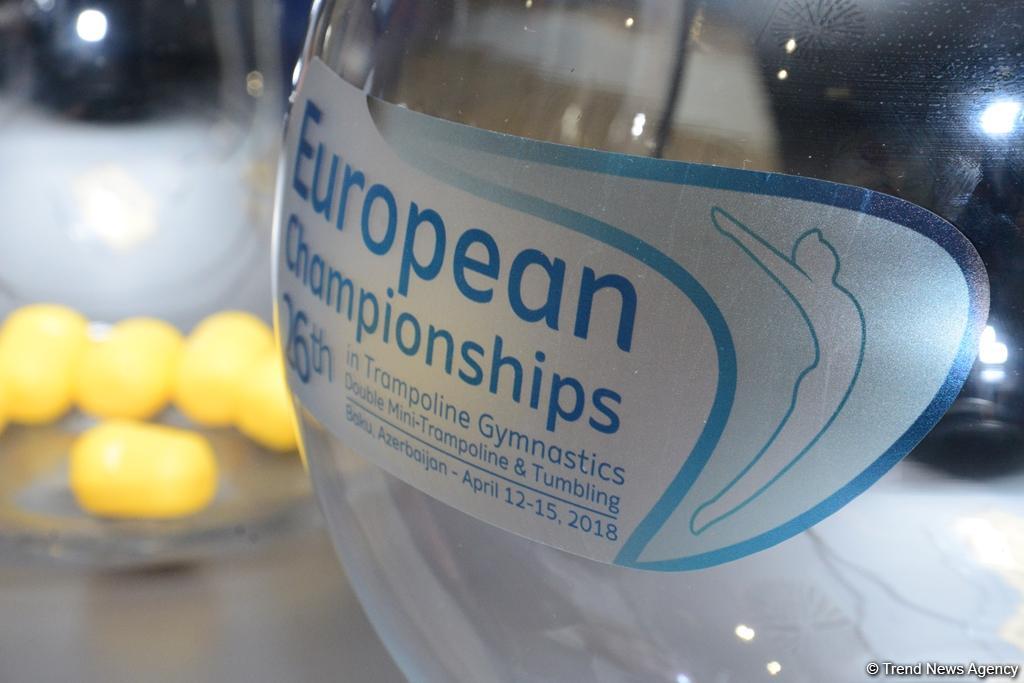 В Баку прошла жеребьевка Чемпионата Европы по прыжкам на батуте (ФОТО)