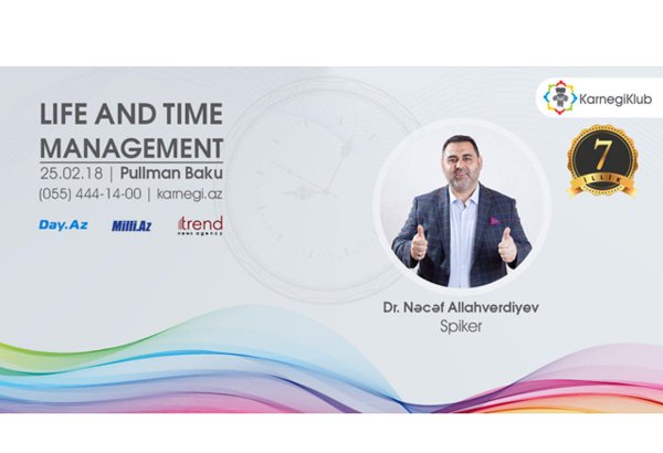 Как превратить время в деньги? KarnegiKlub отметит в Баку 7-летие