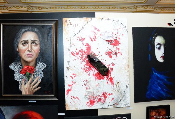 В Баку состоялись выставка и литературно-художественное мероприятие "Голос Карабаха" (ФОТО)