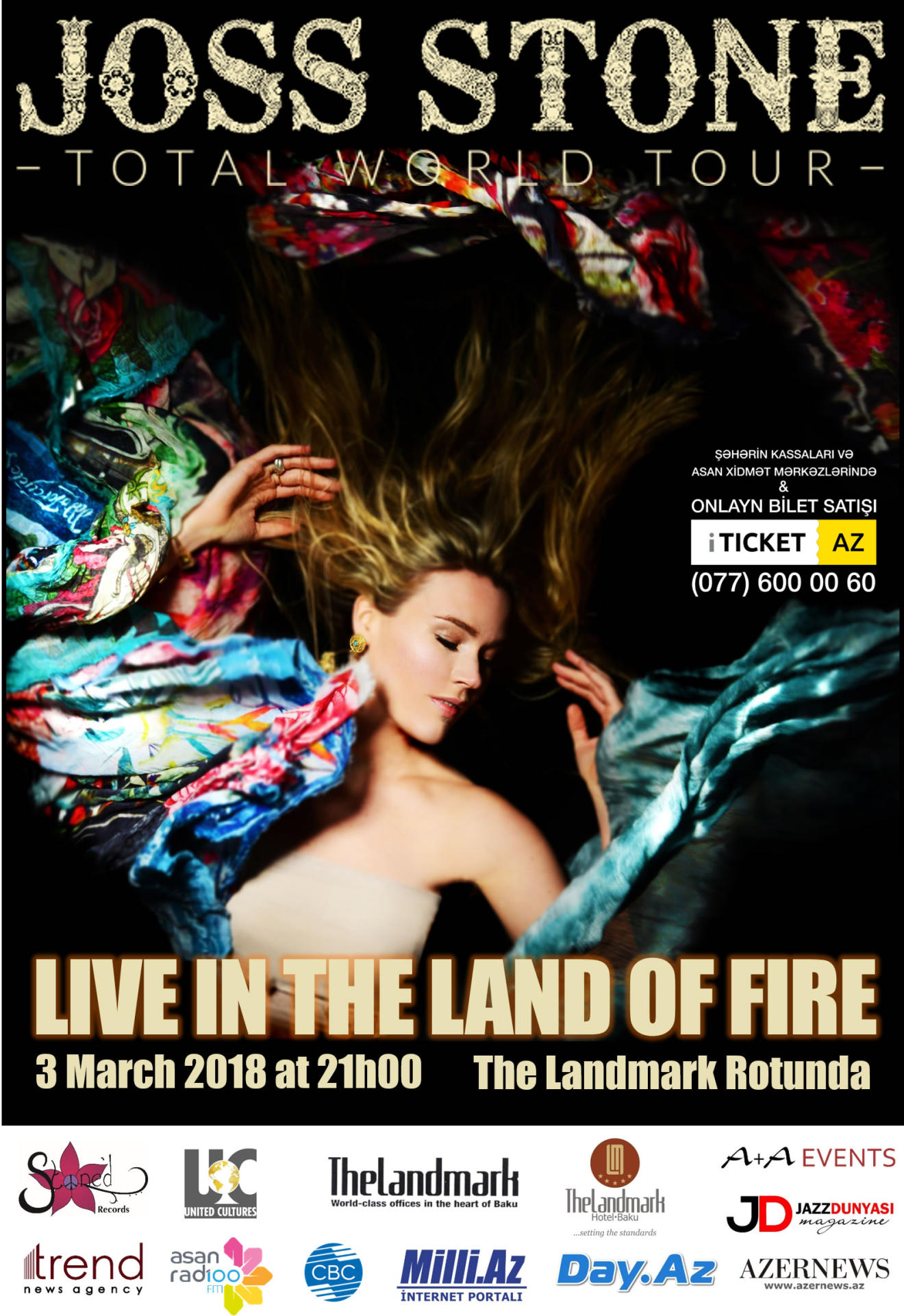 Победитель премии Grammy Джосс Стоун выступит в Баку в рамках мирового турне (ВИДЕО)