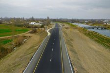 Президент Ильхам Алиев принял участие в открытии реконструированного участка Аран-Гарагаджи дороги Мингячевир-Бахрамтепе (ФОТО)