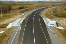 Президент Ильхам Алиев принял участие в открытии реконструированного участка Аран-Гарагаджи дороги Мингячевир-Бахрамтепе (ФОТО)