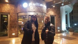 Участник российского "Голоса" приехал в Баку (ФОТО)