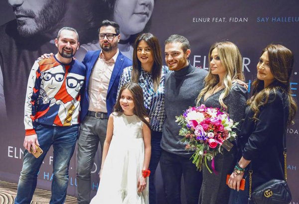 Эльнур Гусейнов и юная Фидан, включенная в "Золотую книгу", представили "Say Hallelujah" (ВИДЕО, ФОТО)