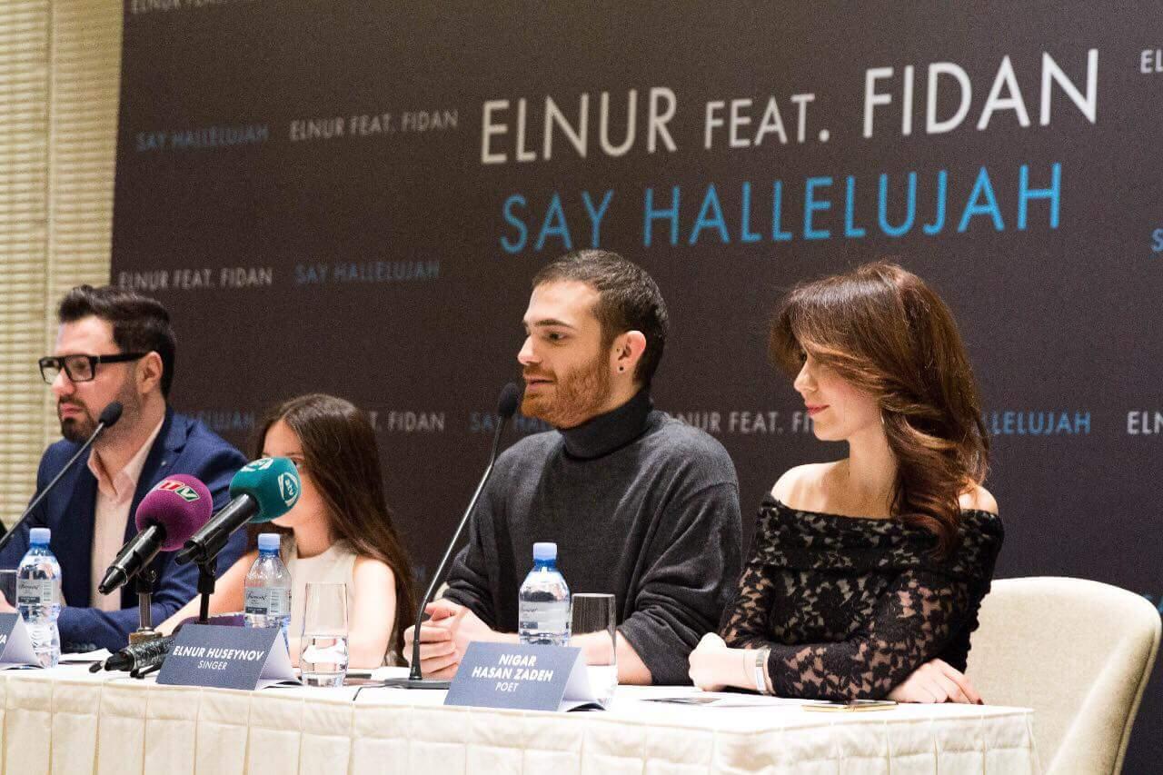 Эльнур Гусейнов и юная Фидан, включенная в "Золотую книгу", представили "Say Hallelujah" (ВИДЕО, ФОТО)