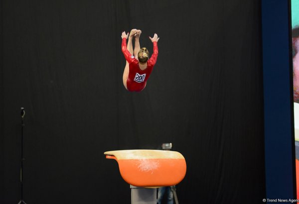 Азербайджанские спортсменки вышли в финал соревнований Кубка мира по спортивной гимнастике