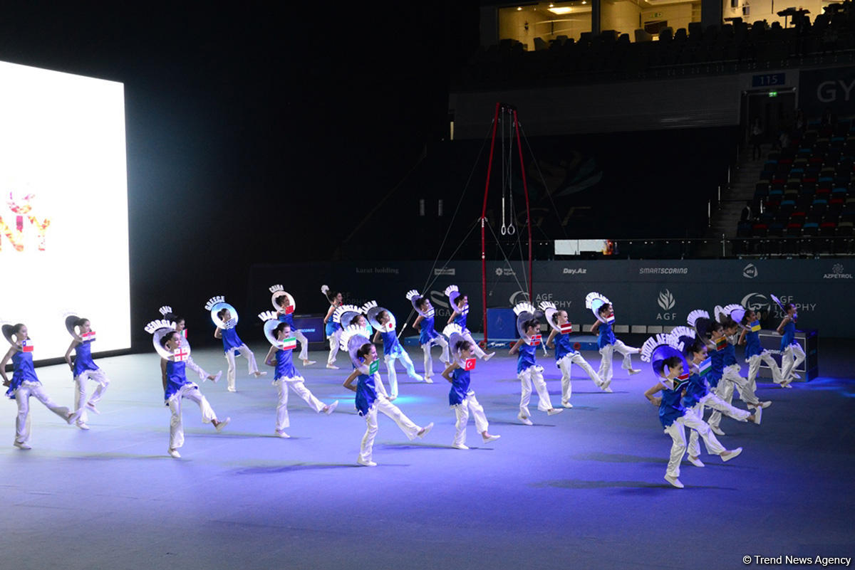 В Баку прошла церемония открытия Кубка мира по спортивной гимнастике (ФОТОРЕПОРТАЖ)