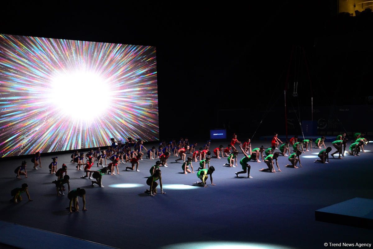 В Баку прошла церемония открытия Кубка мира по спортивной гимнастике (ФОТОРЕПОРТАЖ)