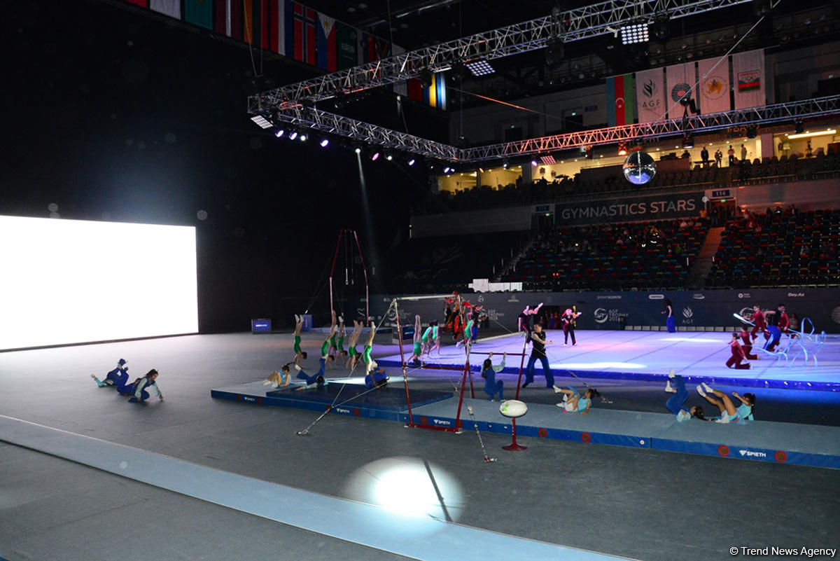 В Баку прошла церемония открытия Кубка мира по спортивной гимнастике (ФОТОРЕПОРТАЖ)