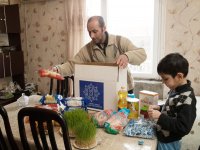 По инициативе Фонда Гейдара Алиева малообеспеченным семьям раздаются праздничные подарки (ФОТО)