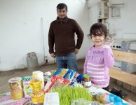 По инициативе Фонда Гейдара Алиева малообеспеченным семьям раздаются праздничные подарки (ФОТО)