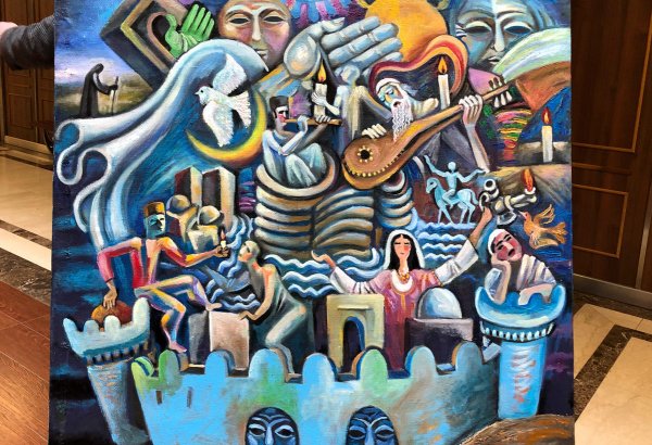 В МГИМО открылась выставка Ашрафа Гейбатова: Мост между временами и странами  (ФОТО)