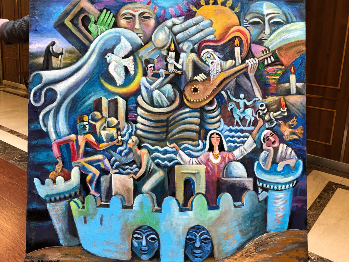 В МГИМО открылась выставка Ашрафа Гейбатова: Мост между временами и странами  (ФОТО)