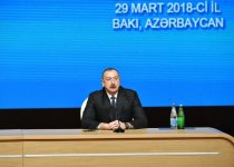 Президенты Азербайджана и Ирана приняли участие в бизнес-форуме в Баку (ФОТО)