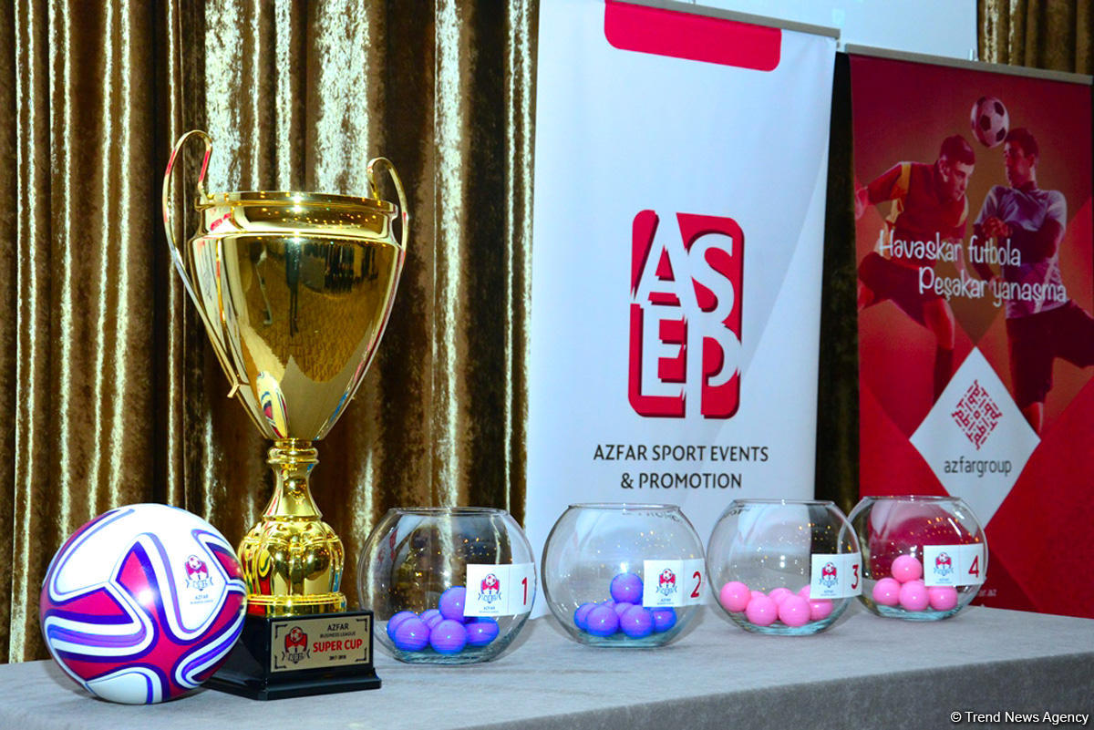 В Баку прошла жеребьевка весеннего кубка Azfar Business League по мини-футболу (ФОТО)