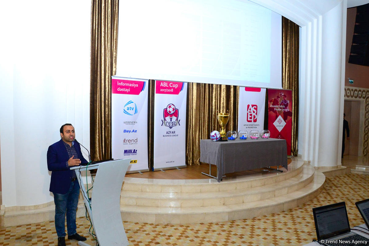 В Баку прошла жеребьевка весеннего кубка Azfar Business League по мини-футболу (ФОТО)