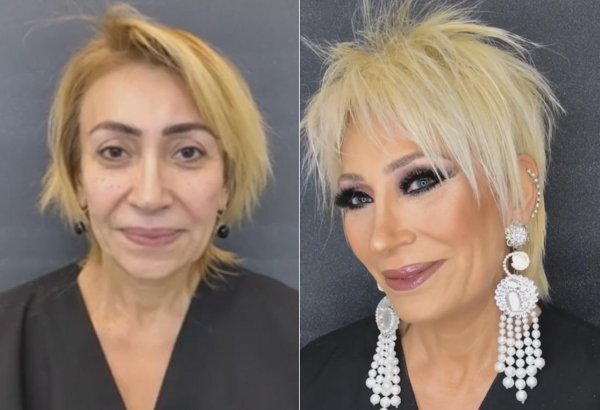 Азербайджанский стилист "превратил" Нахиду Оруджеву в Ажду Пекан (ВИДЕО, ФОТО)