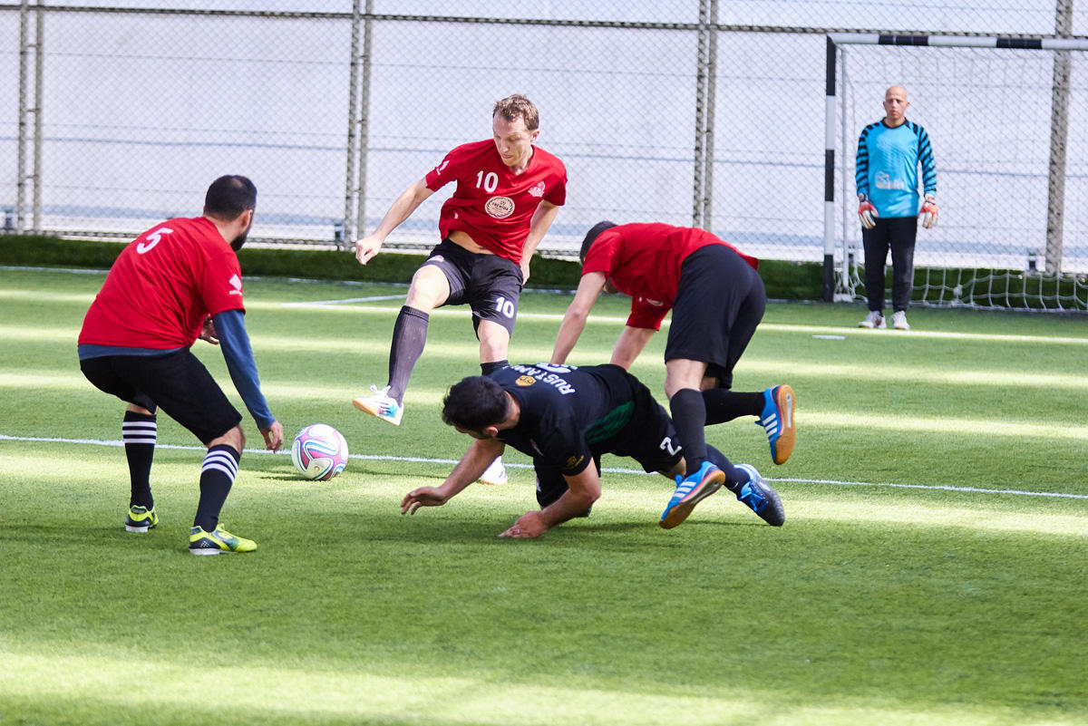 Azfar Бизнес Лига -2018, 1-й тур: Три покера, восемь хет-триков и зрелищный футбол (ВИДЕО, ФОТО)