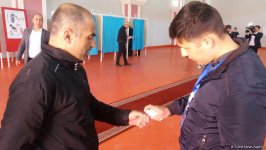 В ходе президентских выборов в Азербайджане продолжается голосование в исправительном учреждении №17 (ФОТО)