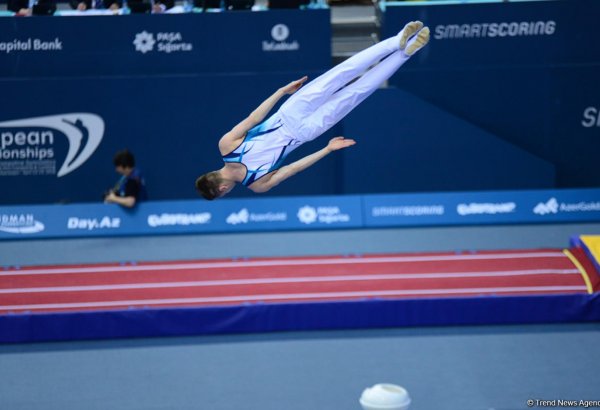 Лучшие моменты второго дня Чемпионата Европы по прыжкам на батуте, двойном мини-батуте и акробатической дорожке (ФОТОРЕПОРТАЖ)