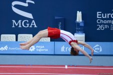 Лучшие моменты второго дня Чемпионата Европы по прыжкам на батуте, двойном мини-батуте и акробатической дорожке (ФОТОРЕПОРТАЖ)
