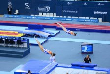 Стартовал третий день ЧЕ по прыжкам на батуте, двойном мини-батуте и акробатической дорожке в Баку (ФОТО)