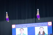 Стартовал третий день ЧЕ по прыжкам на батуте, двойном мини-батуте и акробатической дорожке в Баку (ФОТО)