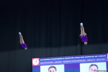 Стартовал третий день ЧЕ по прыжкам на батуте, двойном мини-батуте и акробатической дорожке в Баку (ФОТО)