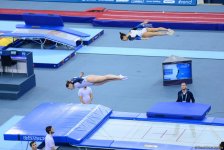 Стартовал третий день ЧЕ по прыжкам на батуте, двойном мини-батуте и акробатической дорожке в Баку (ФОТО)