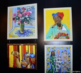 В Port Baku Mall открылась выставка 18 талантливых женщин-художниц "Вечная сила цвета" (ФОТО)