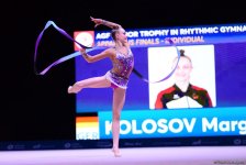 Российская гимнастка завоевала золото AGF Junior Trophy в упражнениях с булавами