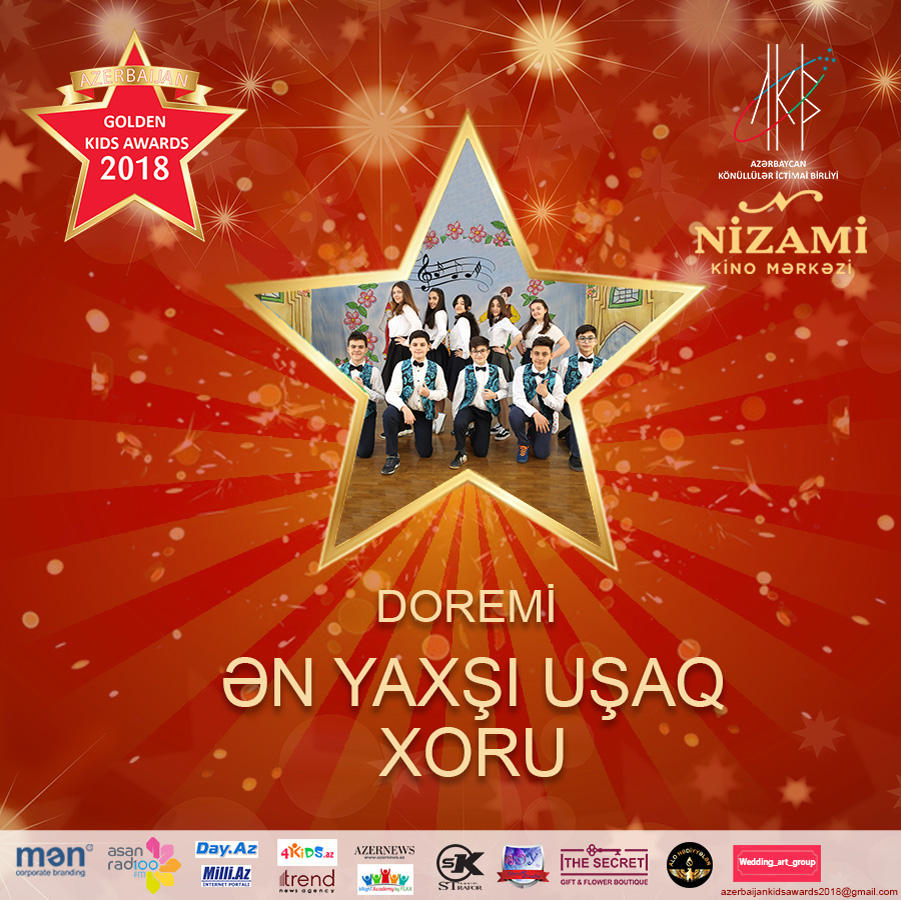 Названы первые номинанты проекта Azerbaijan Golden Kids Awards 2018 (ФОТО)