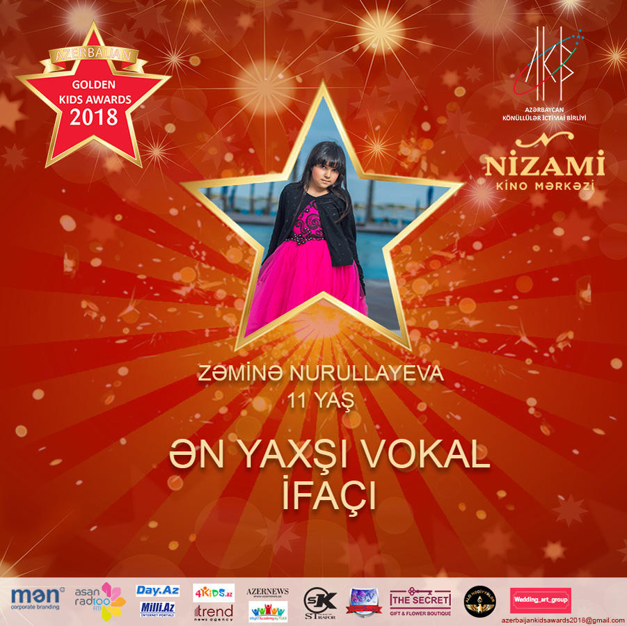 Названы первые номинанты проекта Azerbaijan Golden Kids Awards 2018 (ФОТО)
