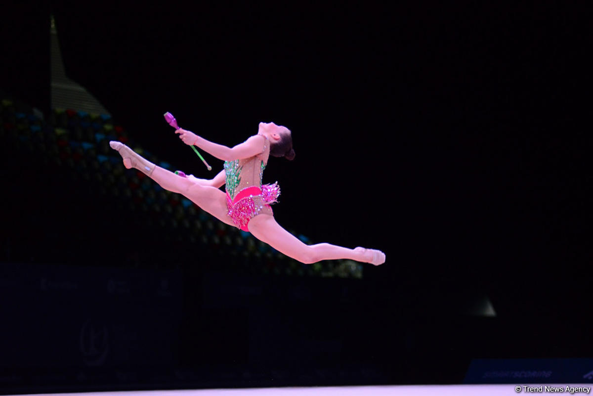 Российская гимнастка завоевала золото AGF Junior Trophy в упражнениях с булавами