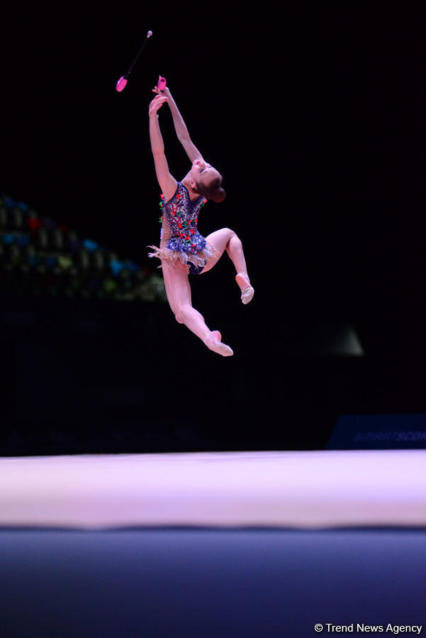 Российская гимнастка завоевала золото AGF Junior Trophy в упражнениях с булавами