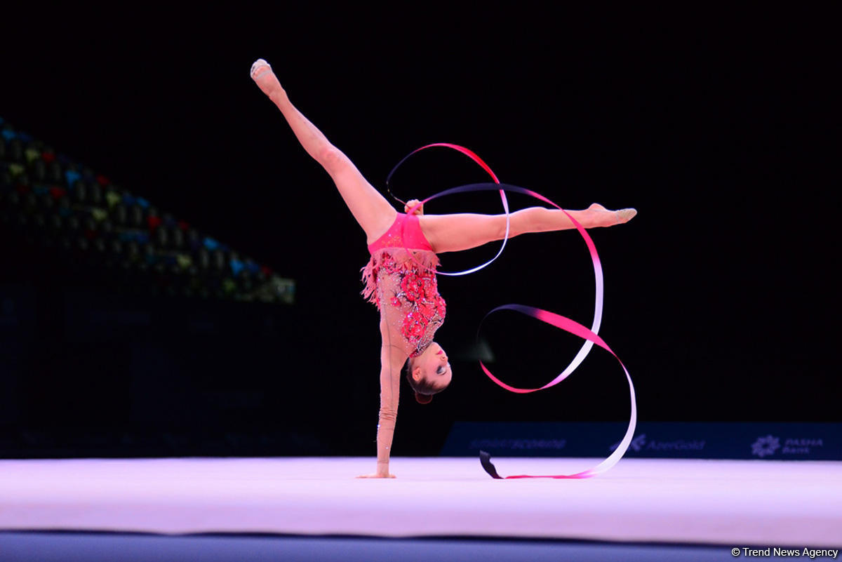 Российская гимнастка завоевала золото AGF Junior Trophy в упражнениях с булавами