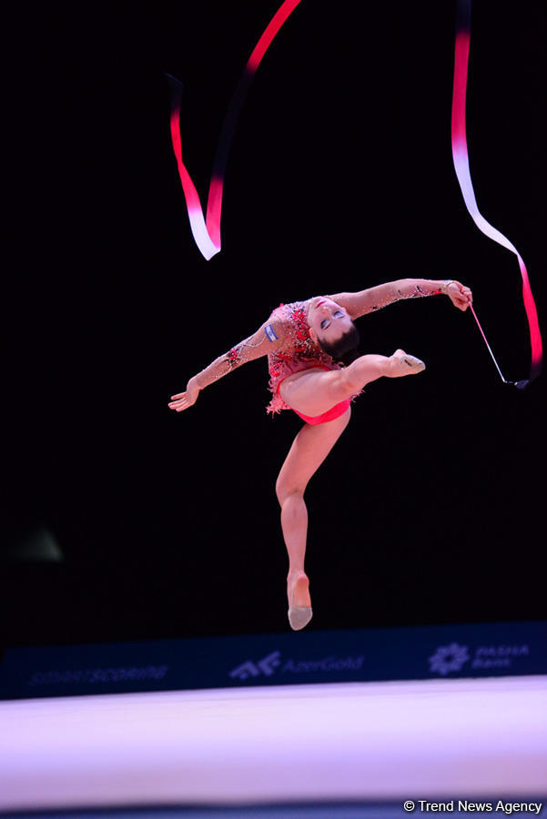 Российская гимнастка завоевала золото AGF Junior Trophy в упражнениях с булавами