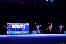 Азербайджанские гимнастки вышли в финал Кубка мира в упражнениях с мячами и скакалками