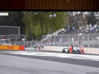 Опасные моменты в ходе первого основного соревнования Формулы-2 (ФOTO)