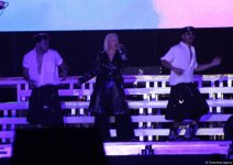 Фантастическое шоу Кристины Агилеры в рамках Гран-при Азербайджана Формулы 1 (ВИДЕО, ФОТО)