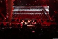 Фантастическое шоу Кристины Агилеры в рамках Гран-при Азербайджана Формулы 1 (ВИДЕО, ФОТО)