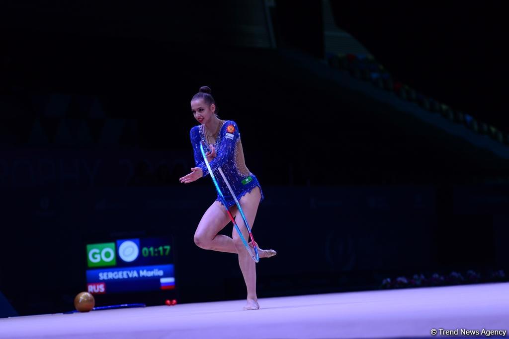 Стартовали финалы Кубка мира по художественной гимнастике в Баку (ФОТО)