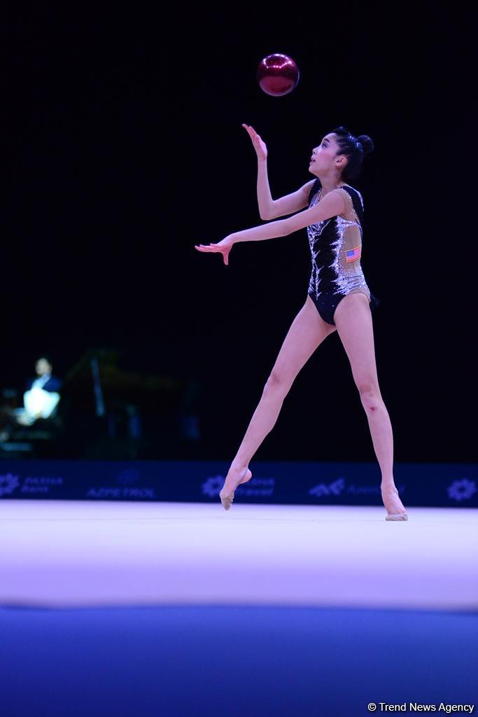 Стартовали финалы Кубка мира по художественной гимнастике в Баку (ФОТО)