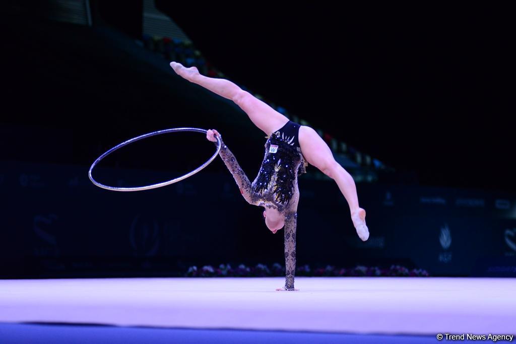 Стартовали финалы Кубка мира по художественной гимнастике в Баку (ФОТО)