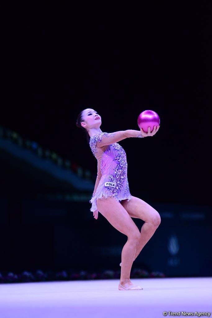 Стартовали финалы Кубка мира по художественной гимнастике в Баку (ФОТО)
