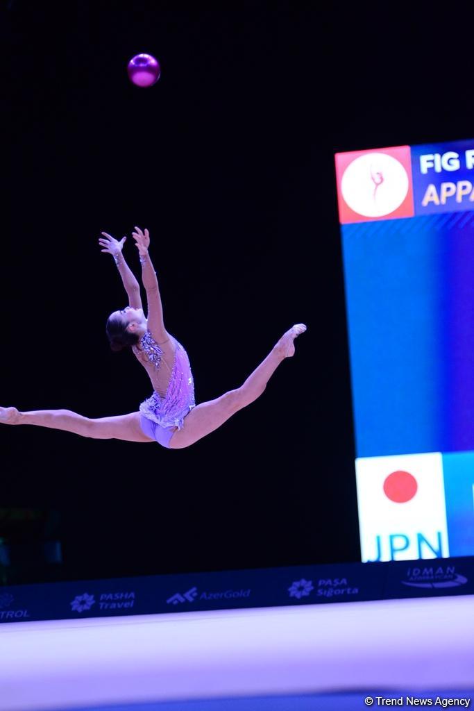 Стартовали финалы Кубка мира по художественной гимнастике в Баку (ФОТО)