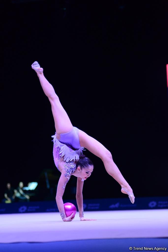 Стартовали финалы Кубка мира по художественной гимнастике в Баку (ФОТО)
