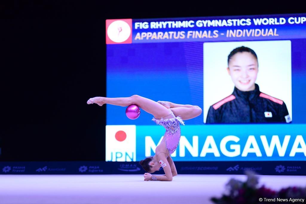 Стартовали финалы Кубка мира по художественной гимнастике в Баку (ФОТО)