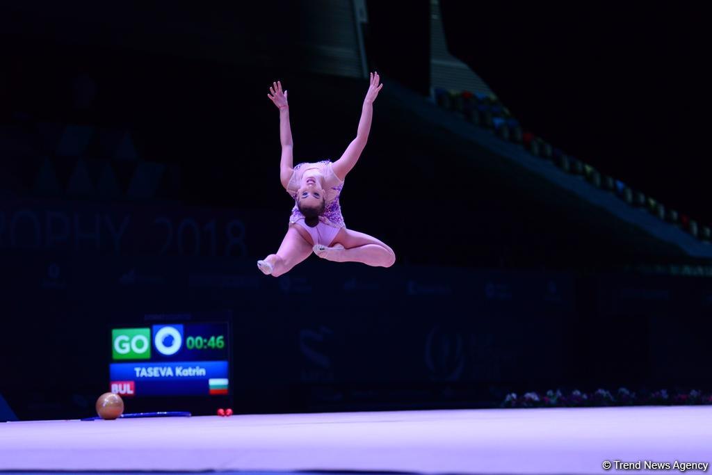 Стартовали финалы Кубка мира по художественной гимнастике в Баку (ФОТО)